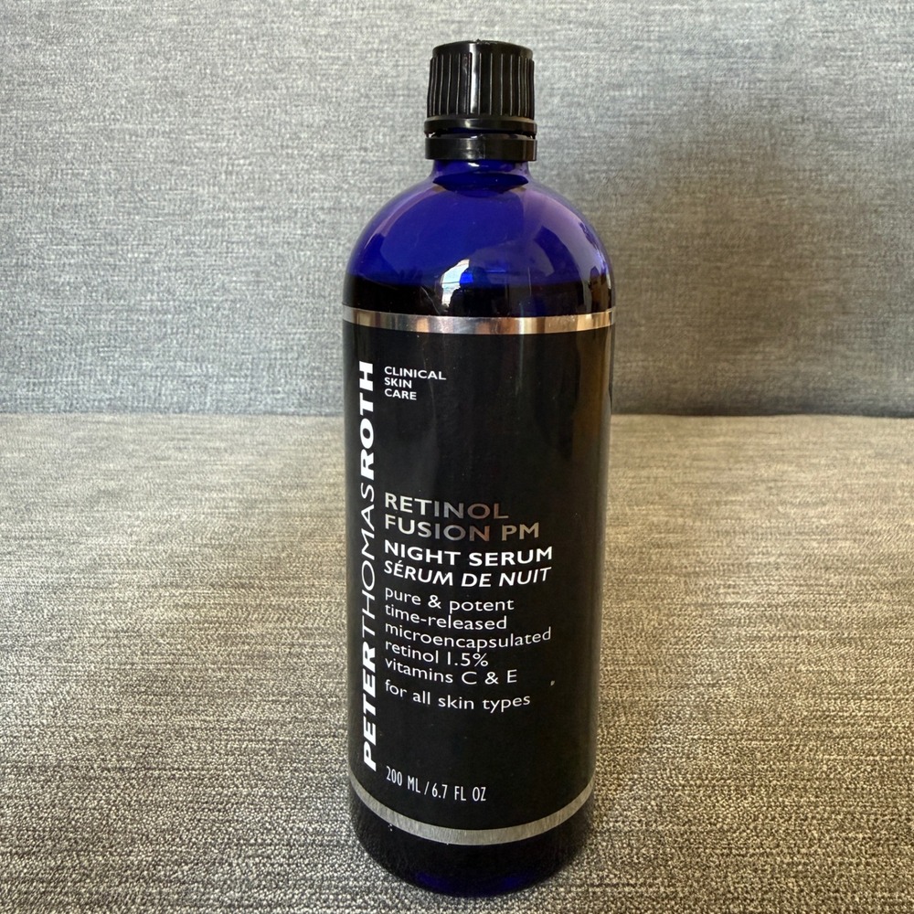 Peter Thomas Roth Retinol Fusion PM Night Serum 1.5% Retinol 6.7oz 200ml Large
